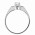 Δαχτυλίδι Μονόπετρο με Ζιργκόν Λευκόχρυσος Κ14 - 92311