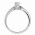 Δαχτυλίδι Μονόπετρο με Ζιργκόν Λευκόχρυσος Κ14 - 92318