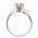 Δαχτυλίδι Μονόπετρο με Ζιργκόν Λευκόχρυσος Κ14 - 92325