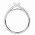 Δαχτυλίδι Μονόπετρο με Ζιργκόν Λευκόχρυσος Κ14 - 92502