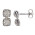 Σκουλαρίκια με Ζιργκόν Λευκόχρυσος Κ14 - 09095