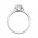 Δαχτυλίδι Μονόπετρο με Διαμάντια Λευκόχρυσος Κ18 - 13067