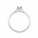 Δαχτυλίδι Μονόπετρο με Διαμάντι Λευκόχρυσος Κ18 - 13079