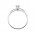 Δαχτυλίδι Μονόπετρο με Διαμάντι Λευκόχρυσος Κ18 - 13068