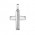 Σταυρός με Ζιργκόν Λευκόχρυσος Κ14 - 13048CZ