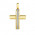 Σταυρός με Ζιργκόν Δίχρωμος Κ14 - 13049CZ