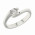 Δαχτυλίδι Μονόπετρο με Διαμάντι Λευκόχρυσος Κ18 - 91235