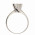 Δαχτυλίδι Μονόπετρο με Ζιργκόν Λευκόχρυσος Κ14 - 07338