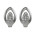 Σκουλαρίκια με Ζιργκόν Λευκόχρυσος Κ14 - 08186