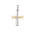 Σταυρός με Ζιργκόν Δίχρωμος Κ14 - 13007CZ