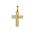 Σταυρός με Ζιργκόν Δίχρωμος Κ14 - 13009CZ