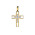 Σταυρός με Ζιργκόν Δίχρωμος Κ14 - 13015