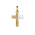 Σταυρός με Ζιργκόν Δίχρωμος Κ14 - 13016CZ
