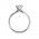 Δαχτυλίδι Μονόπετρο με Διαμάντι Λευκόχρυσος Κ18 - 13019