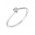 Δαχτυλίδι Μονόπετρο με Διαμάντι Λευκόχρυσος Κ18 - 13022