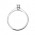 Δαχτυλίδι Μονόπετρο με Διαμάντια Λευκόχρυσος Κ18 - 13023