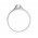 Δαχτυλίδι Μονόπετρο με Διαμάντια Λευκόχρυσος Κ18 - 13040