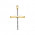 Σταυρός με Διαμάντια Χρυσός και Λευκόχρυσος Κ18 - 13086