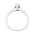Δαχτυλίδι Μονόπετρο με Διαμάντι Καρδιά Λευκόχρυσος Κ18 - 16003
