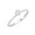Δαχτυλίδι Μονόπετρο με Διαμάντι Λευκόχρυσος Κ18 - 16007