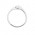 Δαχτυλίδι Μονόπετρο με Διαμάντι Λευκόχρυσος Κ18 - 04346