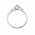 Δαχτυλίδι Μονόπετρο με Διαμάντι Λευκόχρυσος Κ18 - 16018