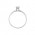 Δαχτυλίδι Μονόπετρο με Διαμάντι Λευκόχρυσος Κ18-16023