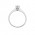 Δαχτυλίδι Μονόπετρο με Διαμάντι Λευκόχρυσος Κ18-16024