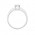 Δαχτυλίδι Μονόπετρο με Ζιργκόν Λευκόχρυσος Κ14 - 16035