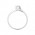 Δαχτυλίδι Μονόπετρο με Διαμάντια Λευκόχρυσος Κ18 - 16028.1R