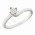 Δαχτυλίδι Μονόπετορ με Διαμάντι Λευκόχρυσος Κ18 - 06339.8R
