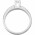 Δαχτυλίδι Μονόπετρο με Διαμάντια Λευκόχρυσος Κ18 - 16040