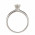 Δαχτυλίδι Μονόπετρο με Διαμάντι Λευκόχρυσος Κ18 - 053694R