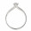 Δαχτυλίδι Μονόπετρο με Διαμάντι Λευκόχρυσος Κ18 - 06260