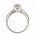 Δαχτυλίδι Μονόπετρο με Διαμάντι Λευκόχρυσος Κ18 - 06267