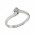Δαχτυλίδι Μονόπετρο με Διαμάντι Λευκόχρυσος Κ18 - 06397