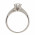 Δαχτυλίδι Μονόπετρο με Διαμάντι Λευκόχρυσος Κ18 - 064015R
