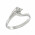 Δαχτυλίδι Μονόπετρο με Διαμάντι Λευκόχρυσος Κ18 - 064024R