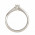 Δαχτυλίδι Μονόπετρο με Διαμάντι Λευκόχρυσος Κ18 - 070031R