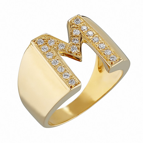 Δαχτυλίδι Chevalier M με Ζιργκόν Χρυσός Κ14-06552MY