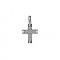 Σταυρός με Διαμάντια Λευκόχρυσος Κ18 - 55011
