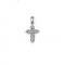 Σταυρός με Διαμάντια Λευκόχρυσος Κ18 - 55023