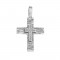 Σταυρός με Ζιργκόν Λευκόχρυσος Κ14 - 13054CZ