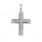 Σταυρός με Ζιργκόν Λευκόχρυσος Κ14 - 13060CZ