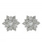 Σκουλαρίκια με Διαμάντια Λευκόχρυσος Κ18 - 0279