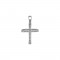 Σταυρός με Διαμάντια Λευκόχρυσος Κ18 - 13088