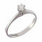 Δαχτυλίδι Μονόπετρο με Διαμάντι Λευκόχρυσος Κ18 - 070091R