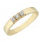 Δαχτυλίδι Μισόβερο με Ζιργκόν Χρυσός Κ14 - 07141Y
